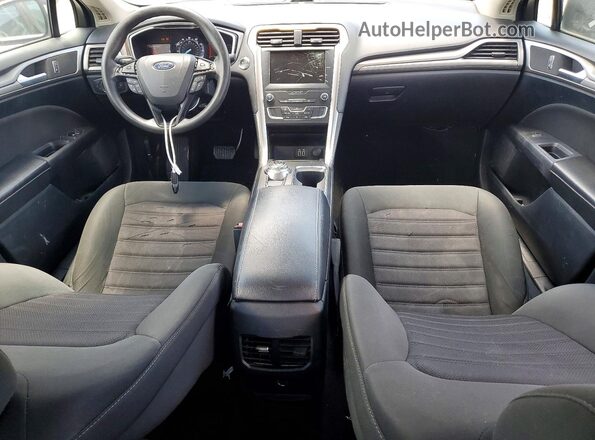 3FA6P0HD4LR143511 2020 FORD FUSION Blue Dashboard view