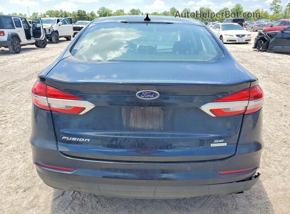 3FA6P0HD4LR143511 2020 FORD FUSION Blue Rear view