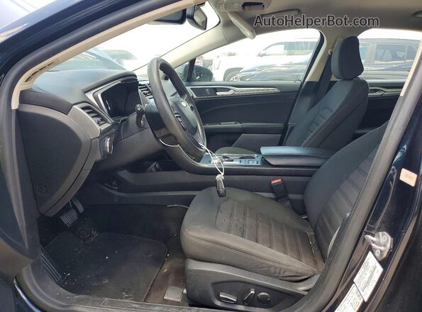 3FA6P0HD4LR143511 2020 FORD FUSION Blue Front interior view