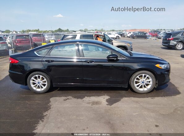 3FA6P0HD4LR146814 2020 FORD FUSION Black Rear interior view