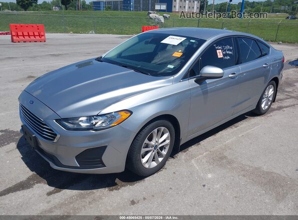 3FA6P0HD4LR170160 2020 FORD FUSION Silver წინა მარცხენა ხედი სამი მეოთხედიდან