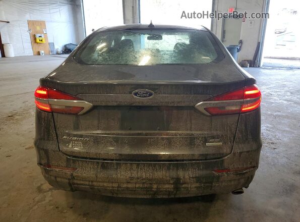 3FA6P0HD4LR247044 2020 FORD FUSION Charcoal Rear view