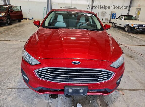 3FA6P0HD4LR257282 2020 FORD FUSION Red წინა ხედი