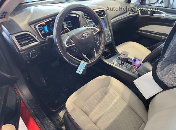 3FA6P0HD4LR257282 2020 FORD FUSION Red წინა პანელის ხედი
