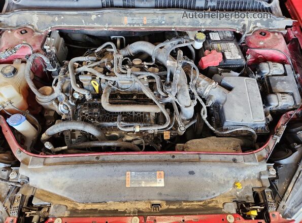 3FA6P0HD4LR257282 2020 FORD FUSION Red უკანა სალონის ხედი