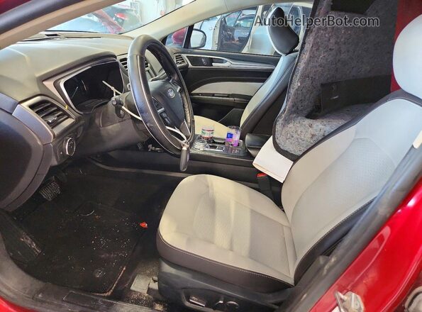 3FA6P0HD4LR257282 2020 FORD FUSION Red წინა სალონის ხედი