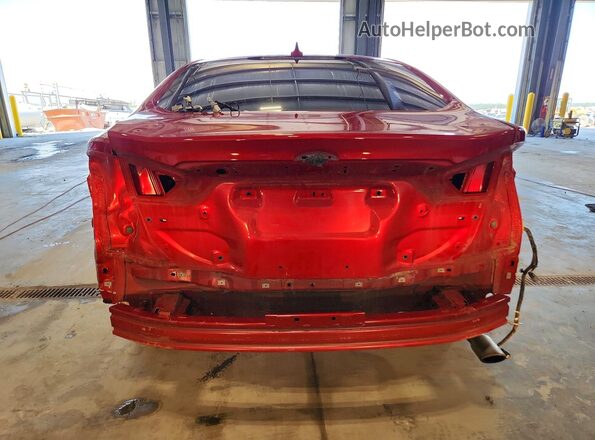 3FA6P0HD4LR257282 2020 FORD FUSION Red უკანა ხედი