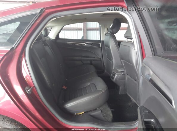 3FA6P0HD5GR279488 2016 FORD FUSION Red Vista de la etiqueta del VIN