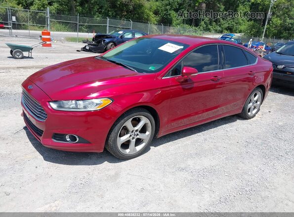 3FA6P0HD5GR348616 2016 FORD FUSION Red Vista tres cuartos delantera izquierda