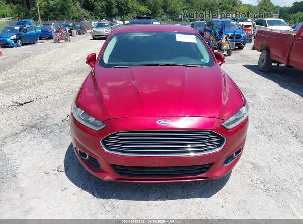 3FA6P0HD5GR348616 2016 FORD FUSION Red Vista frontal