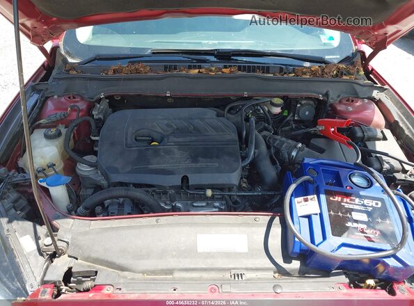 3FA6P0HD5GR348616 2016 FORD FUSION Red Vista trasera