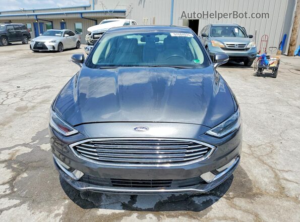 3FA6P0HD5HR124392 2017 FORD FUSION Gray Widok z przodu