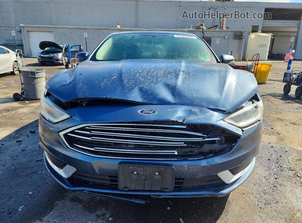 3FA6P0HD5JR126407 2018 FORD FUSION Blue Դիմացի տեսք
