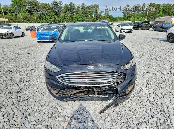 3FA6P0HD5JR128755 2018 FORD FUSION Black წინა ხედი