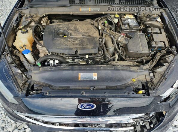 3FA6P0HD5JR128755 2018 FORD FUSION Black უკანა სალონის ხედი