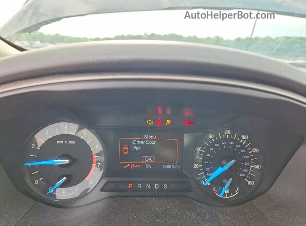 3FA6P0HD5JR128755 2018 FORD FUSION Black ხელსაწყოთა პანელის ხედი