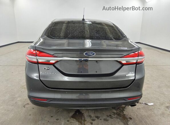 3FA6P0HD5JR213238 2018 FORD FUSION Серый Вид сзади
