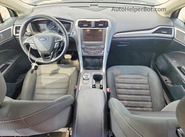 3FA6P0HD5JR240603 2018 FORD FUSION Gray Dashboard view