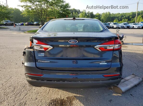 3FA6P0HD5LR103888 2020 FORD FUSION Черный Вид сзади