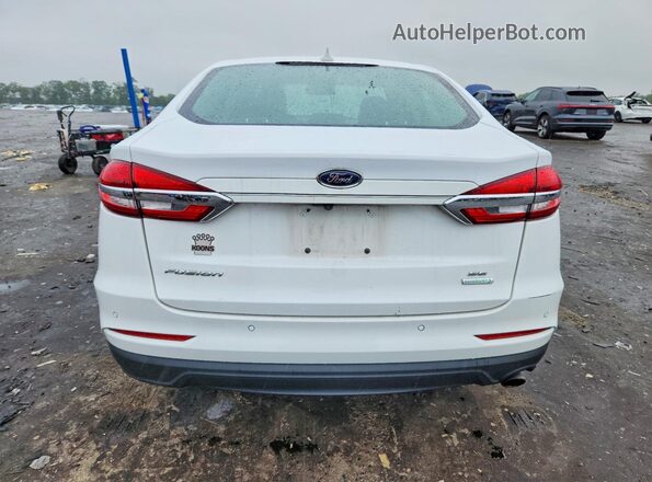 3FA6P0HD5LR136079 2020 FORD FUSION White უკანა ხედი