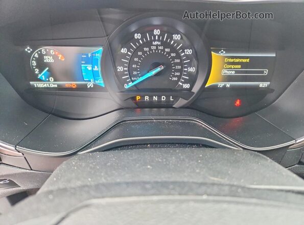 3FA6P0HD5LR136079 2020 FORD FUSION White ხელსაწყოთა პანელის ხედი