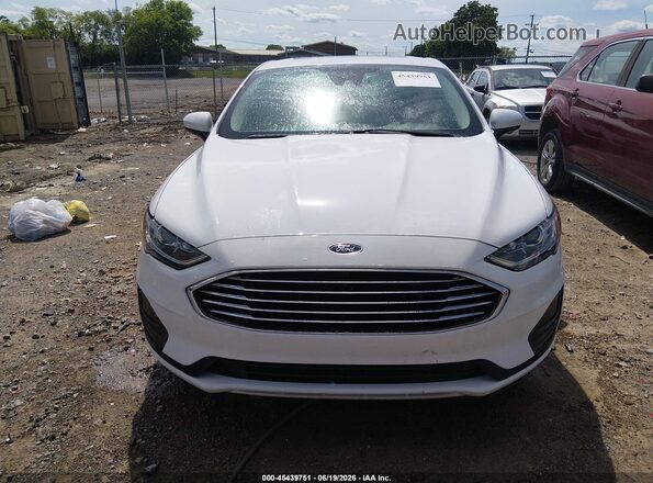 3FA6P0HD5LR172709 2020 FORD FUSION White Vista del cuadro de instrumentos