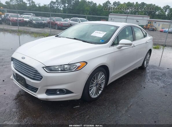 3FA6P0HD6GR109866 2016 FORD FUSION White წინა მარცხენა ხედი სამი მეოთხედიდან