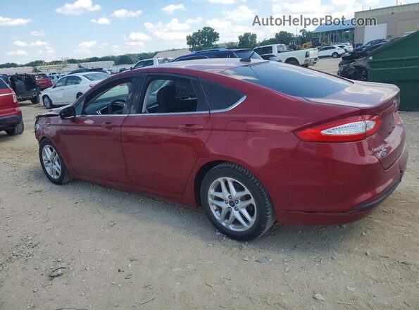 3FA6P0HD6GR164883 2016 FORD FUSION Burgundy Rear left