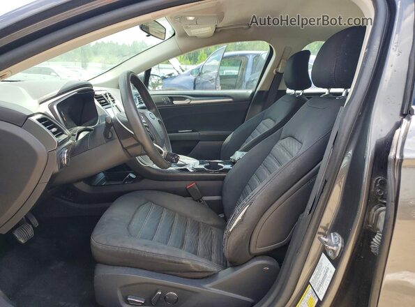 3FA6P0HD6GR183451 2016 FORD FUSION Gray Widok wnętrza z przodu