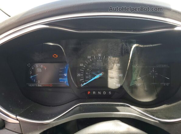 3FA6P0HD6GR183451 2016 FORD FUSION Gray Widok zestawu wskaźników