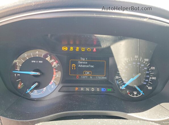 3FA6P0HD6HR124367 2017 FORD FUSION White Vista del cuadro de instrumentos