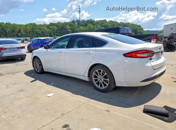 3FA6P0HD6HR124367 2017 FORD FUSION White Trasero izquierdo