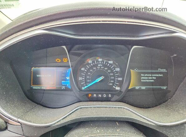 3FA6P0HD6HR241382 2017 FORD FUSION Gold Widok zestawu wskaźników
