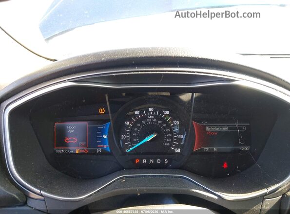 3FA6P0HD6HR299444 2017 FORD FUSION Blue Widok tylnych siedzeń