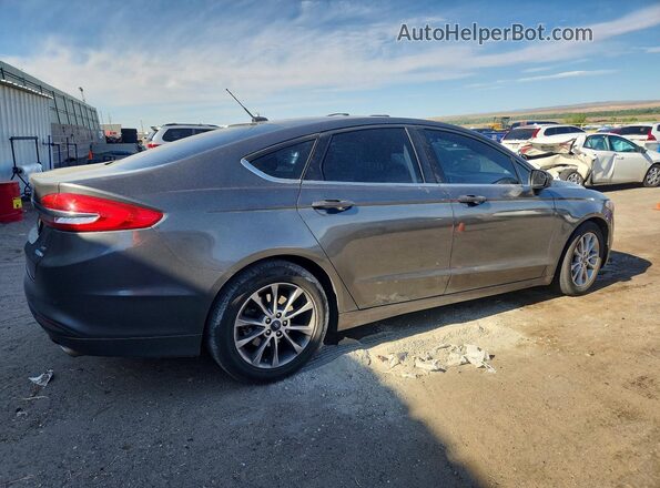 3FA6P0HD6HR313309 2017 FORD FUSION Charcoal Задня права чверть