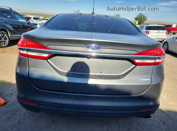 3FA6P0HD6HR313309 2017 FORD FUSION Charcoal Вид ззаду