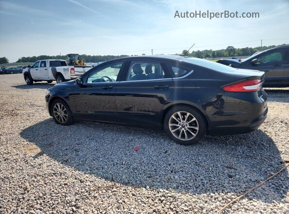 3FA6P0HD6HR320521 2017 FORD FUSION Black Tył lewy