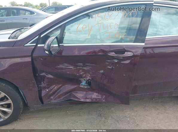3FA6P0HD6HR334788 2017 FORD FUSION Purple წინა ხედი