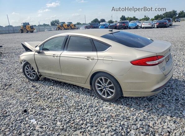 3FA6P0HD6HR364163 2017 FORD FUSION Желто-коричневый Задняя левая четверть