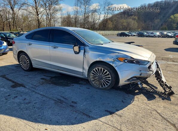 3FA6P0HD6HR395381 2017 FORD FUSION Silver Передня права чверть
