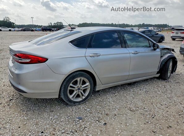 3FA6P0HD6JR149808 2018 FORD FUSION Silver Rear right
