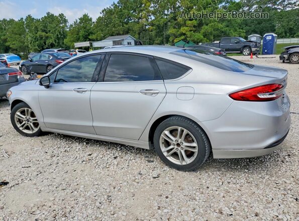 3FA6P0HD6JR149808 2018 FORD FUSION Silver Rear left