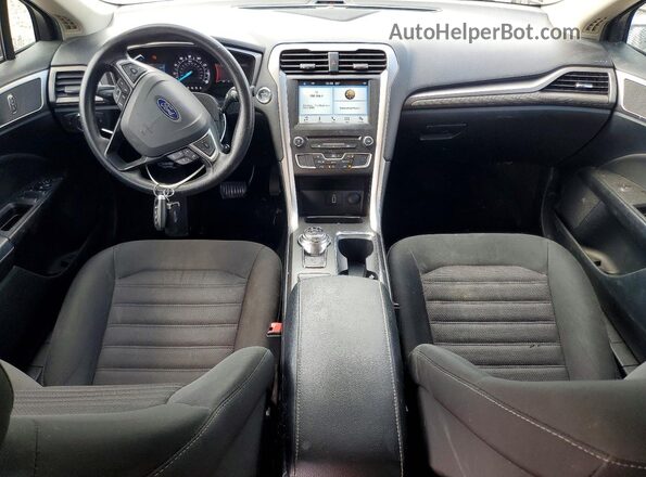 3FA6P0HD6JR149808 2018 FORD FUSION Silver Dashboard view