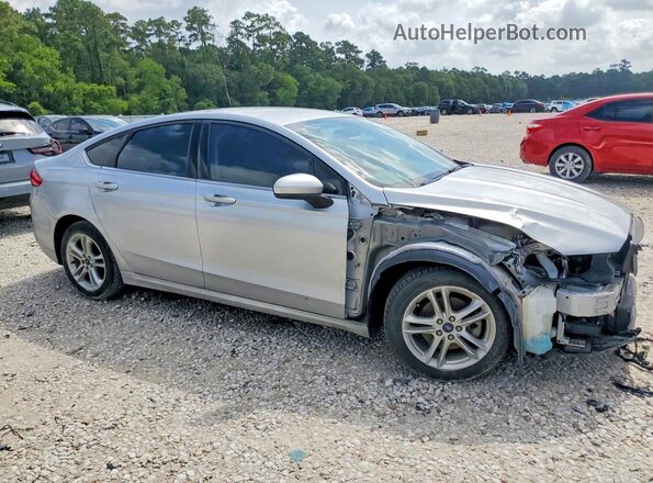3FA6P0HD6JR149808 2018 FORD FUSION Silver Front right