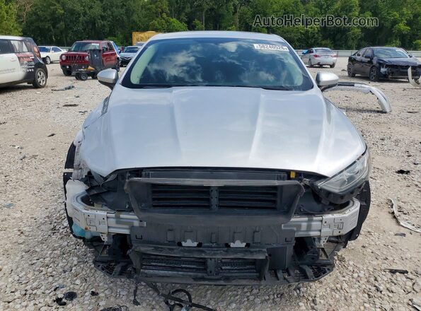 3FA6P0HD6JR149808 2018 FORD FUSION Silver Front view