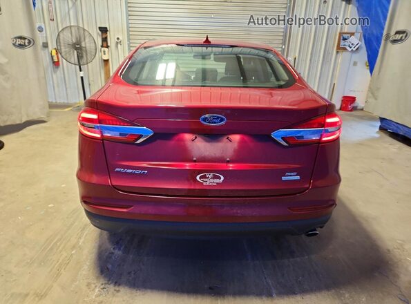 3FA6P0HD6LR103589 2020 FORD FUSION Burgundy Widok z tyłu