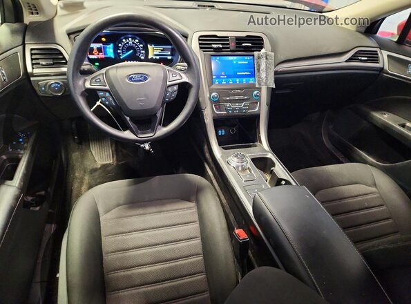 3FA6P0HD6LR103589 2020 FORD FUSION Burgundy Widok deski rozdzielczej