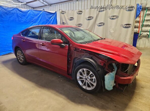 3FA6P0HD6LR103589 2020 FORD FUSION Burgundy Przód prawy