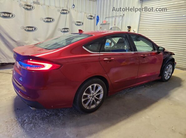 3FA6P0HD6LR103589 2020 FORD FUSION Burgundy Tył prawy