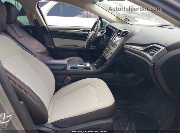 3FA6P0HD6LR111238 2020 FORD FUSION Silver Front interior view